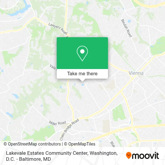 Lakevale Estates Community Center map