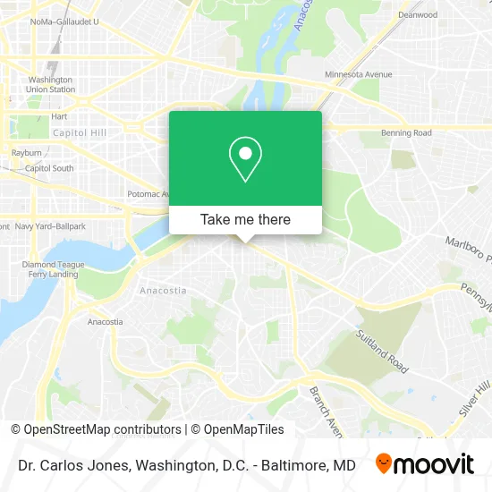 Dr. Carlos Jones map