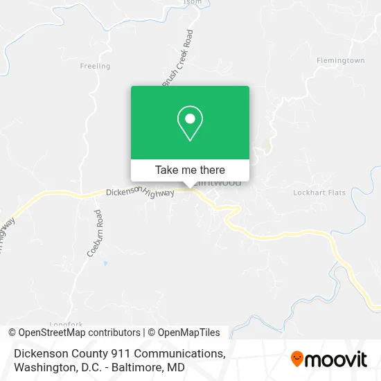 Dickenson County 911 Communications map