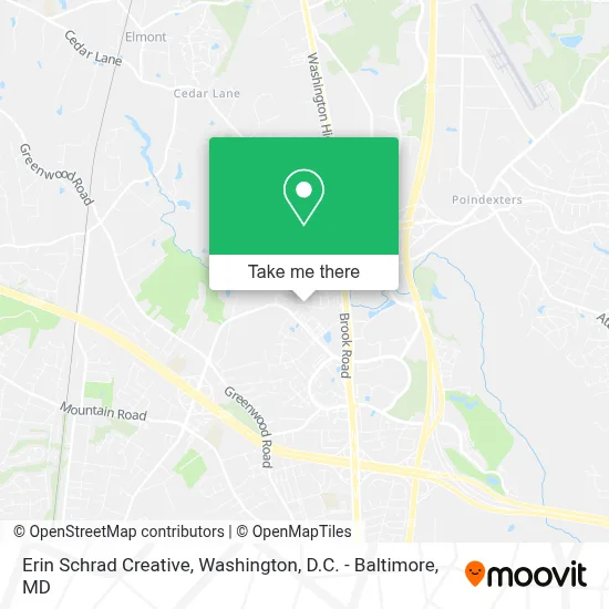 Erin Schrad Creative map