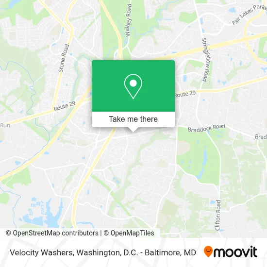 Velocity Washers map