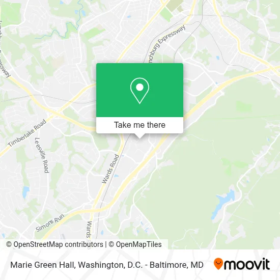 Marie Green Hall map