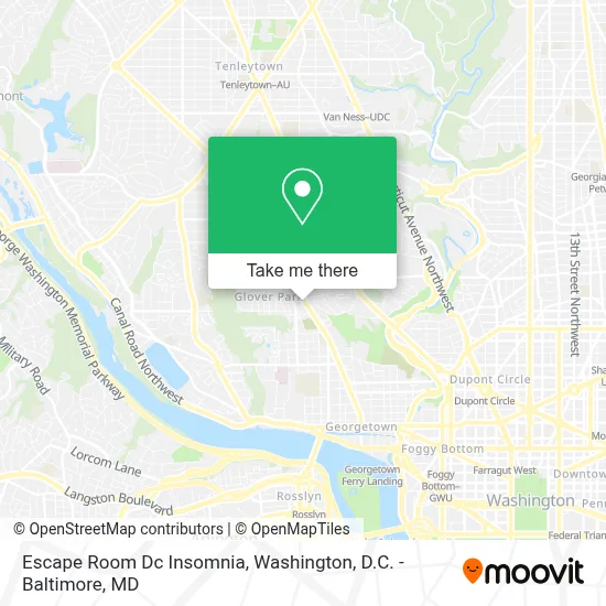 Escape Room Dc Insomnia map