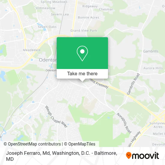 Joseph Ferraro, Md map
