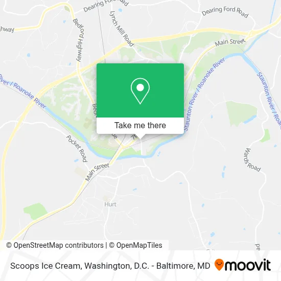 Scoops Ice Cream map