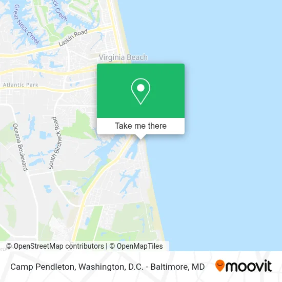 Camp Pendleton map