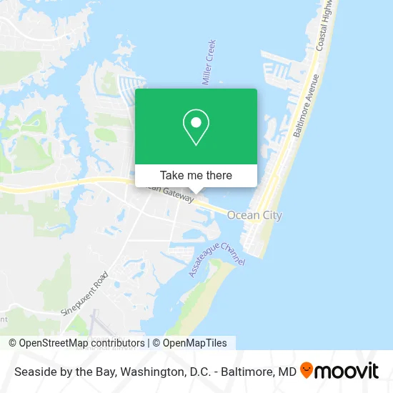 Seaside by the Bay map