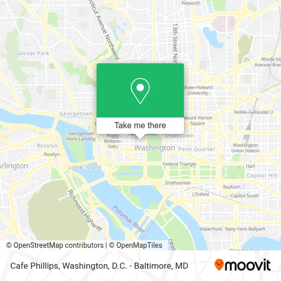 Cafe Phillips map