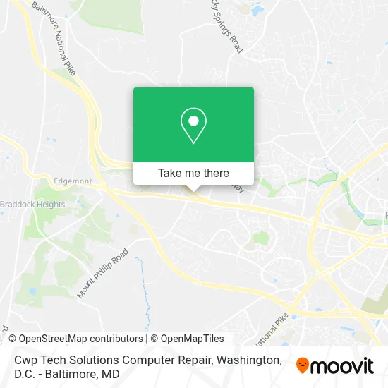 Cwp Tech Solutions Computer Repair map