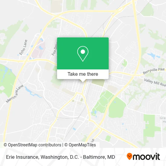 Erie Insurance map