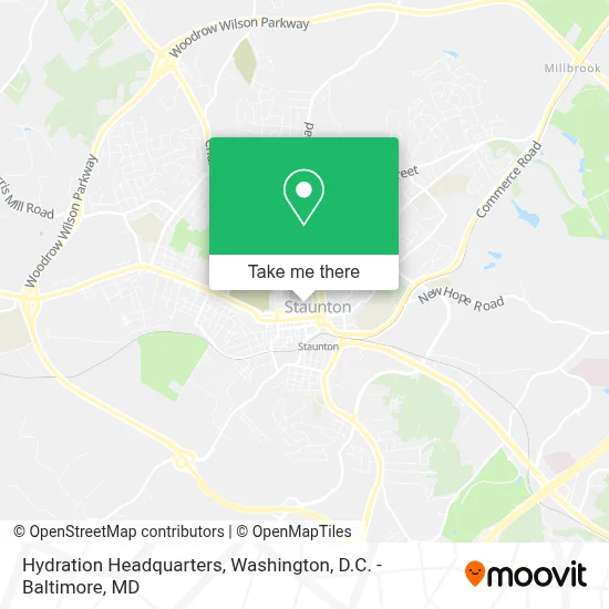 Hydration Headquarters map
