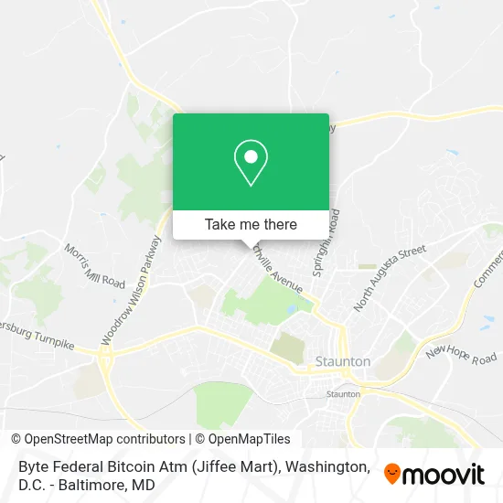 Byte Federal Bitcoin Atm (Jiffee Mart) map