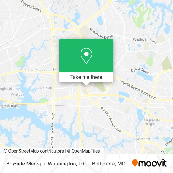 Bayside Medspa map