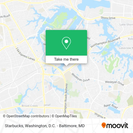 Starbucks map