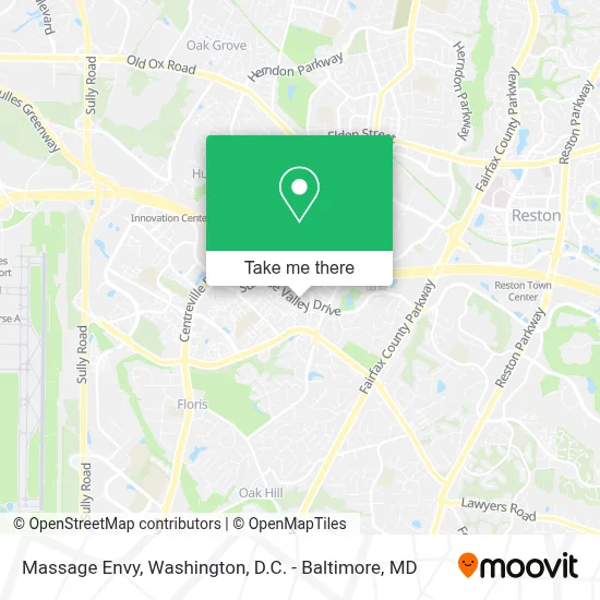 Massage Envy map