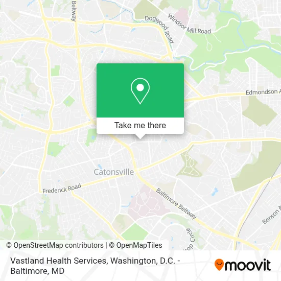 Vastland Health Services map