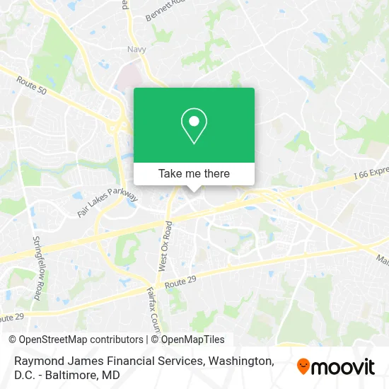 Raymond James Financial Services map