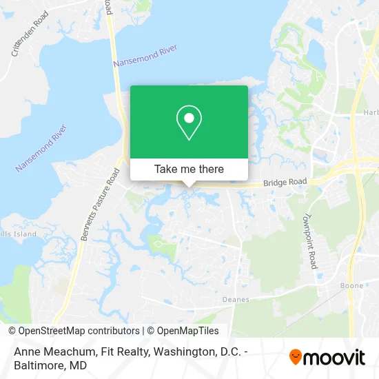 Anne Meachum, Fit Realty map