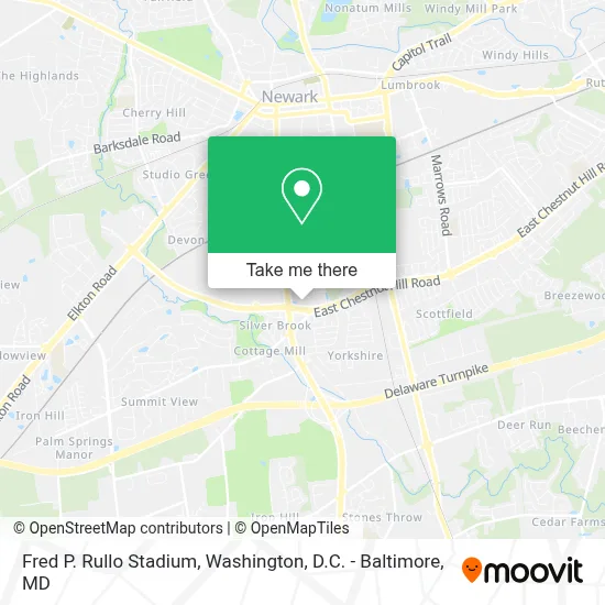 Fred P. Rullo Stadium map