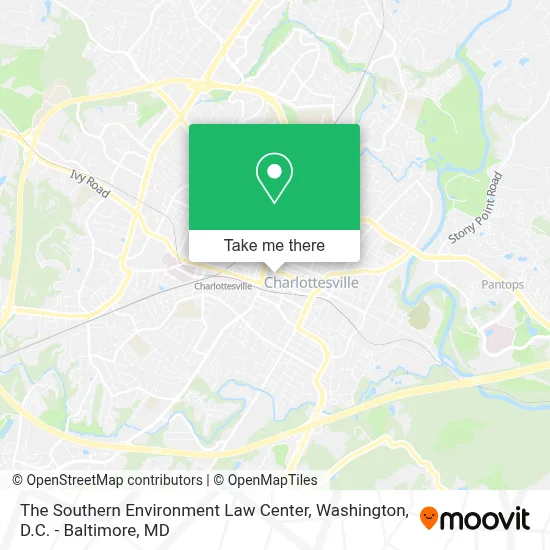 The Southern Environment Law Center map