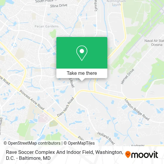 Rave Soccer Complex And Indoor Field map