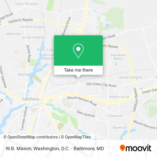 W.B. Mason map