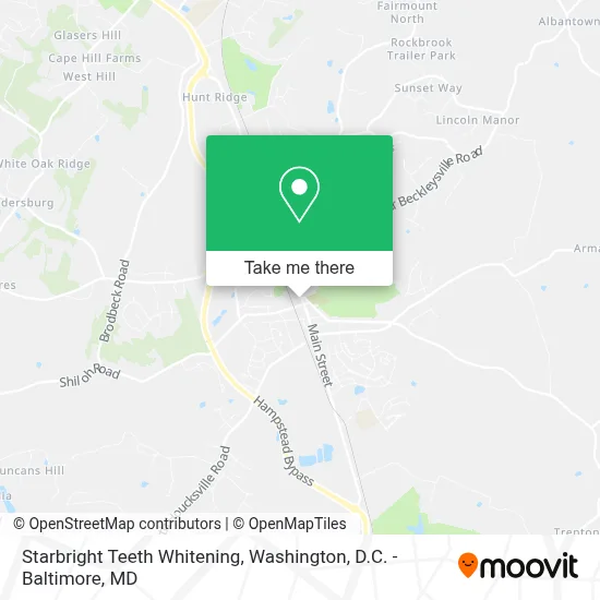 Starbright Teeth Whitening map