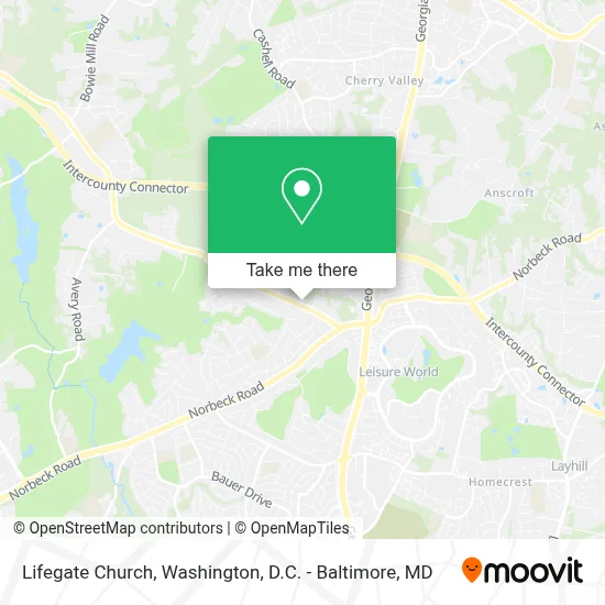 Lifegate Church map