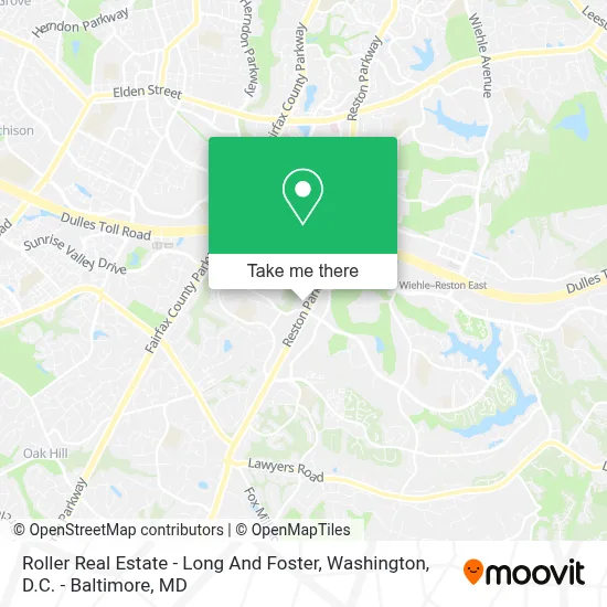 Roller Real Estate - Long And Foster map