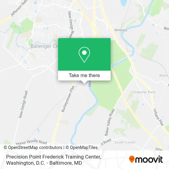 Precision Point Frederick Training Center map
