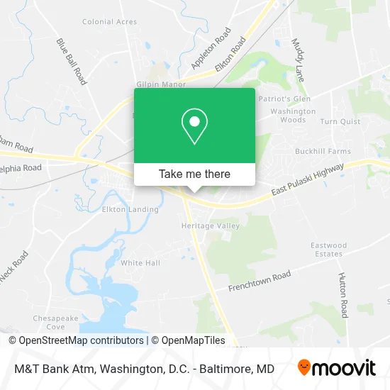 M&T Bank Atm map