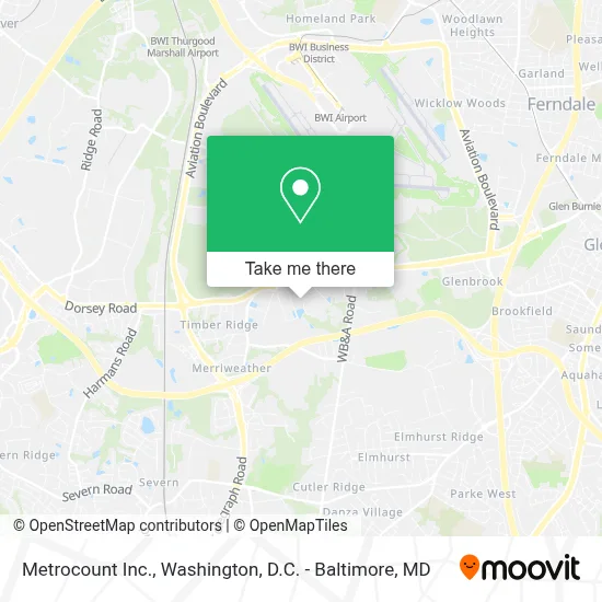 Metrocount Inc. map
