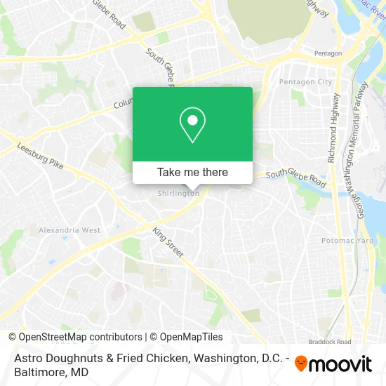Astro Doughnuts & Fried Chicken map