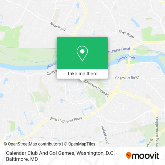 Calendar Club And Go! Games map