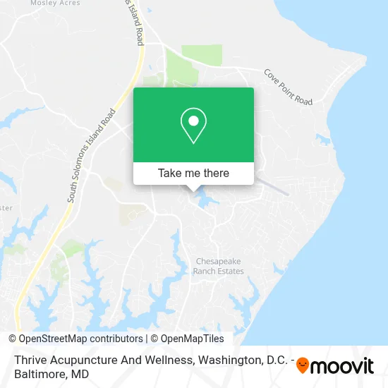 Thrive Acupuncture And Wellness map