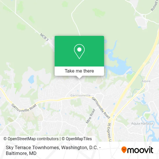 Sky Terrace Townhomes map