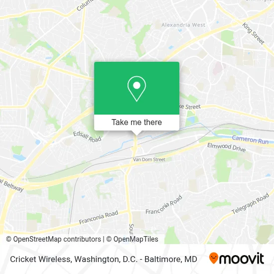 Cricket Wireless map
