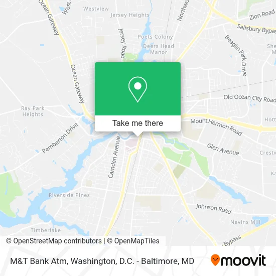 M&T Bank Atm map