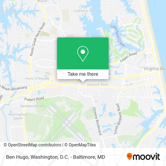 Ben Hugo map