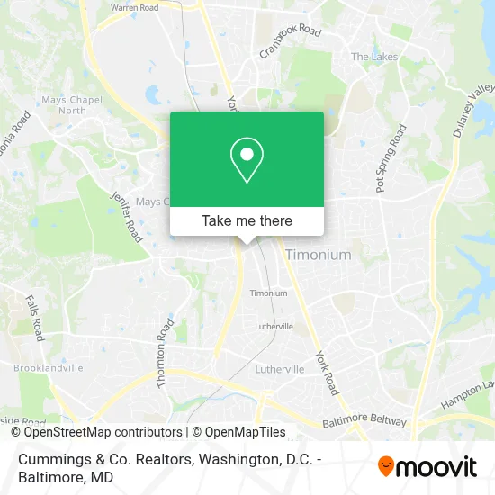 Cummings & Co. Realtors map