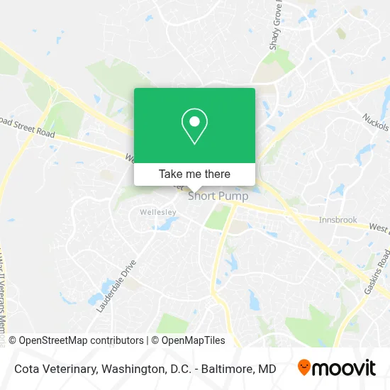 Cota Veterinary map