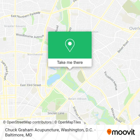 Chuck Graham Acupuncture map
