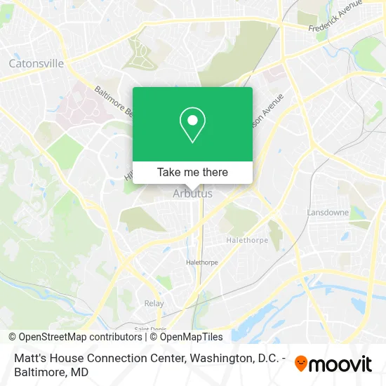Matt's House Connection Center map