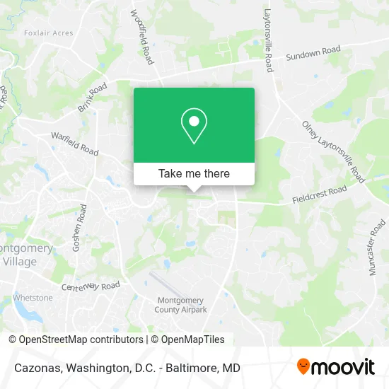 Cazonas map