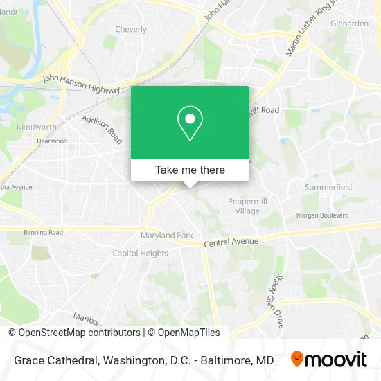 Grace Cathedral map