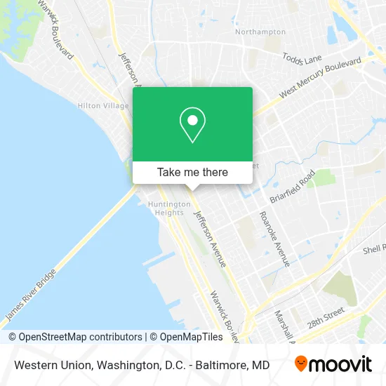 Western Union map