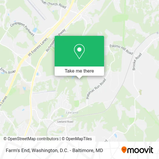 Farm's End map