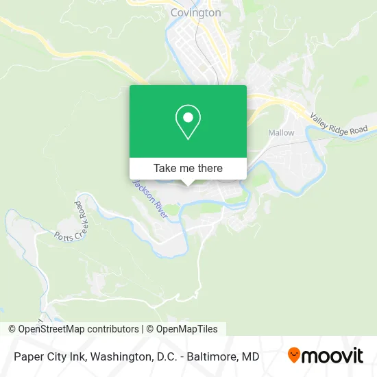 Paper City Ink map