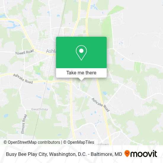 Busy Bee Play City map