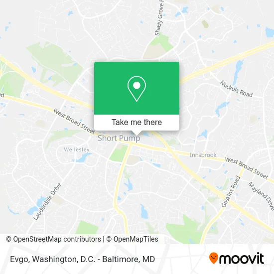 Evgo map